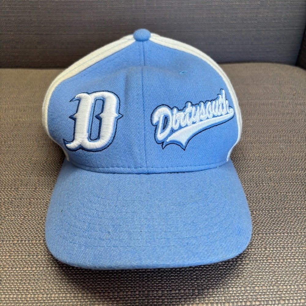 Blue and White Baseball Cap DirtySouth dad Hat